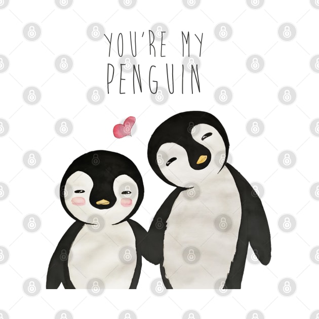 You're my Penguin | When Penguins are in Love by applebubble