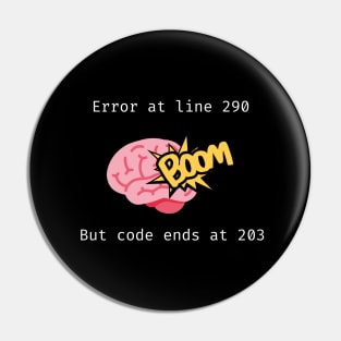 Developers Funny Joke | Programming And Coding Gift Pin