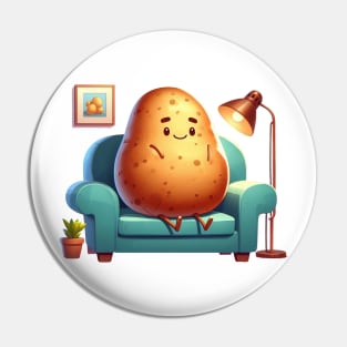 Couch Potato Pin