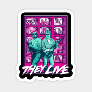 THEY LIVE - 80's Attack Magnet