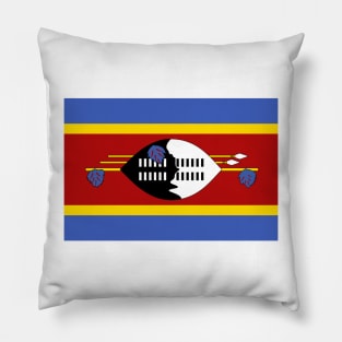 Flag Ewastini, Swaziland Pillow