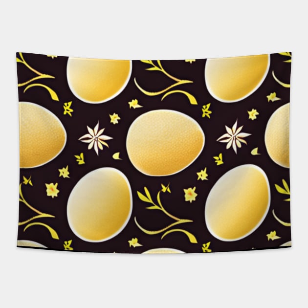 Easter eggs 2 wallpaper style (MD23Etr002) Tapestry by Maikell Designs