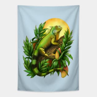 Green iguana Tapestry