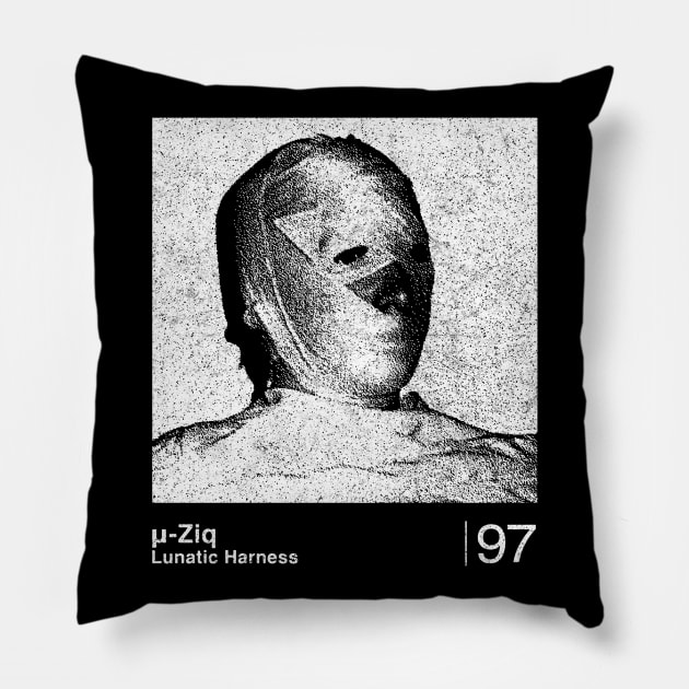 µ-Ziq / Minimalist Graphic Artwork Fan Design Pillow by saudade