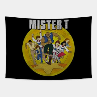 Retro Cartoon T and Crew Tapestry