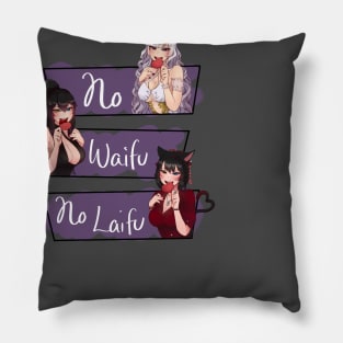 Kalyiah and RyuZuDragneel Valentine Art Pillow