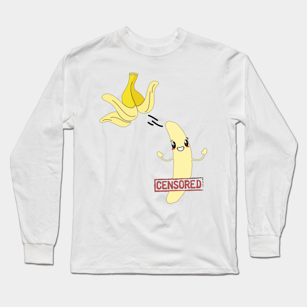 censored banana t shirt