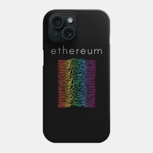 Ethereum Rainbow Waves Phone Case