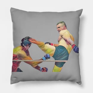 Crocop vs Dos Caras Pillow