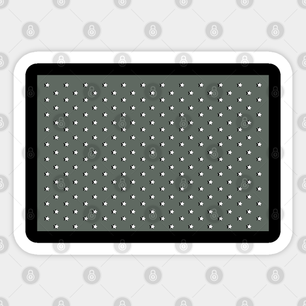 Olive Green Khaki Retro Vsco Aesthetic Stars Pattern Aesthetic Stars Aufkleber Teepublic De