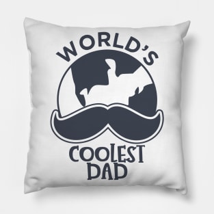 Worlds Coolest Dad Pillow