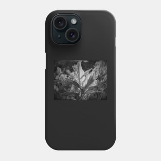 Black and White Plant Photo Phone Case