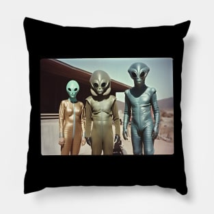 Retro Scifi Movie Pillow