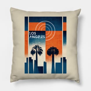 Los Angeles - Modern Linear Pillow