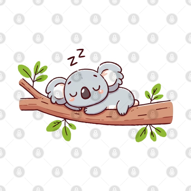 koala sleeping by fikriamrullah