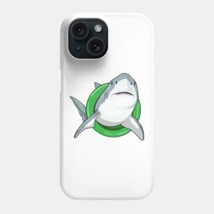 Shark Swimming Lifebuoy Phone Case