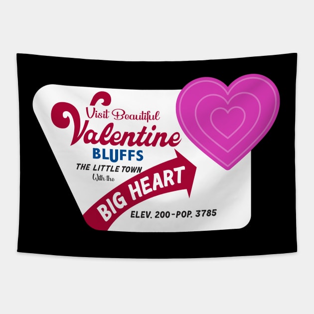 Visit Valentine Bluffs Tapestry by Video Nastees