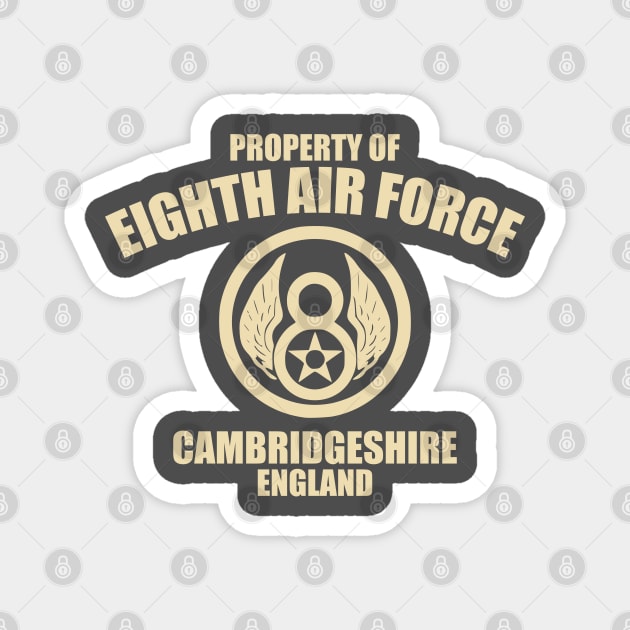 Property of Eighth Air Force Magnet by TCP