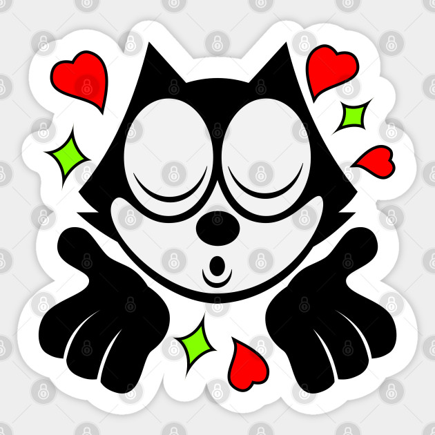 Felix The Cat Felix Cat Sticker Teepublic