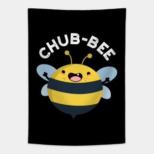 Chub-bee Cute Chubby Bee Pun Tapestry
