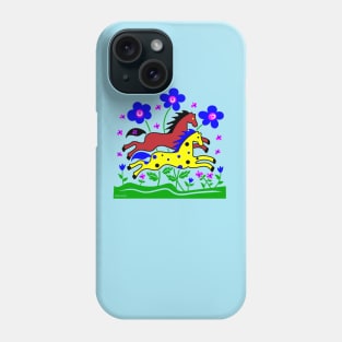 Happy Galloping Horses Phone Case