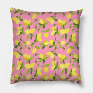 Yellow Lemons Pillow