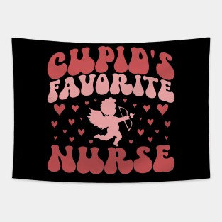 Cupid's Favorite Nurse Valentines Day Gift Tapestry