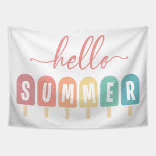 Hello Summer Ice Cream Tapestry