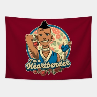 Heart Bender - Funny Water Character Tapestry