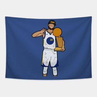 Steph Curry Championship - Golden State Warriors Tapestry