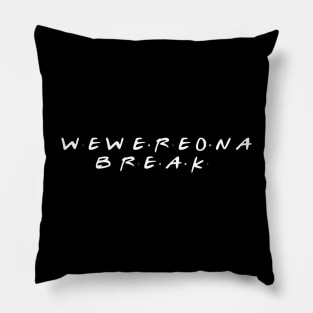 We Were On A Break Pillow