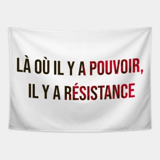 'Where there is power, there is resistance' - Foucault Tapestry