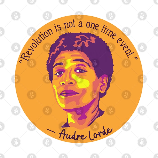 Audre Lorde Portrait and Quote by Slightly Unhinged