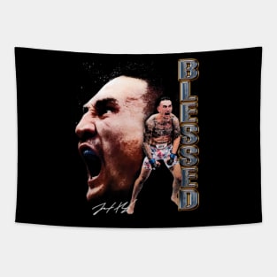 Max Holloway Blessed Tapestry