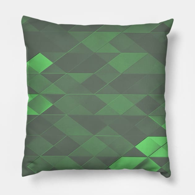 Abstract Geometric Pillow by jen28