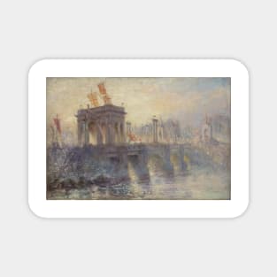 Princes Bridge - Frederick McCubbin Magnet