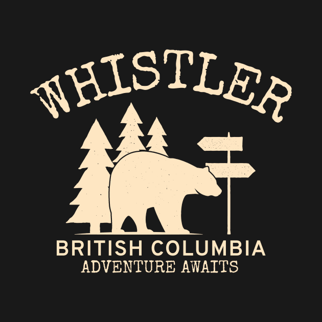 Whistler, British Columbia Bear by Mountain Morning Graphics