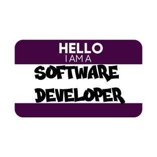 Hello I Am A Software Developer T-Shirt