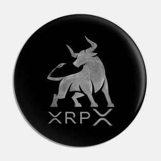 Bull Market Ripple XRP Coin To The Moon Crypto Token Cryptocurrency Wallet HODL Birthday Gift For Men Women Pin