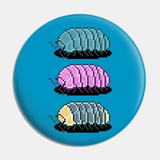 Pixel Pill Bug Pin