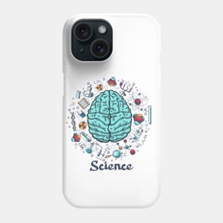 Science brain concept Phone Case