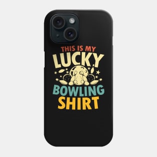 This is My Lucky Bowling Shirt Phone Case