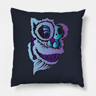 Blue Lion Pillow