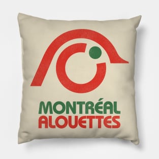 Defunct Montreal Alouettes Football Team Pillow