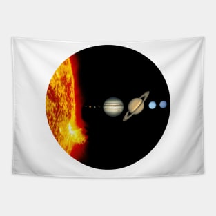 Solar System line out Tapestry