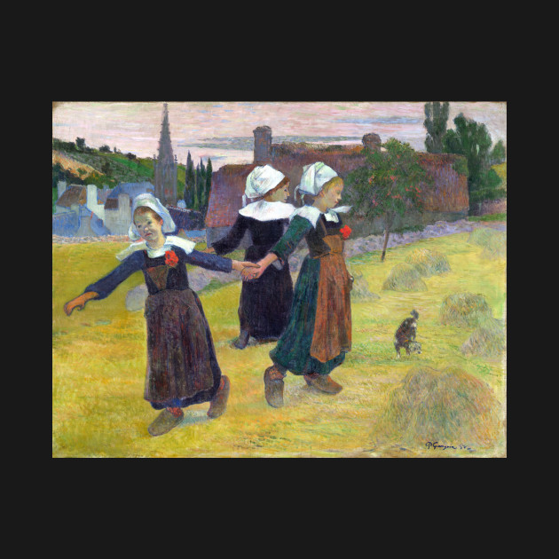 Discover Paul Gauguin Breton Girls Dancing, Pont-Aven - Paul Gauguin - T-Shirt