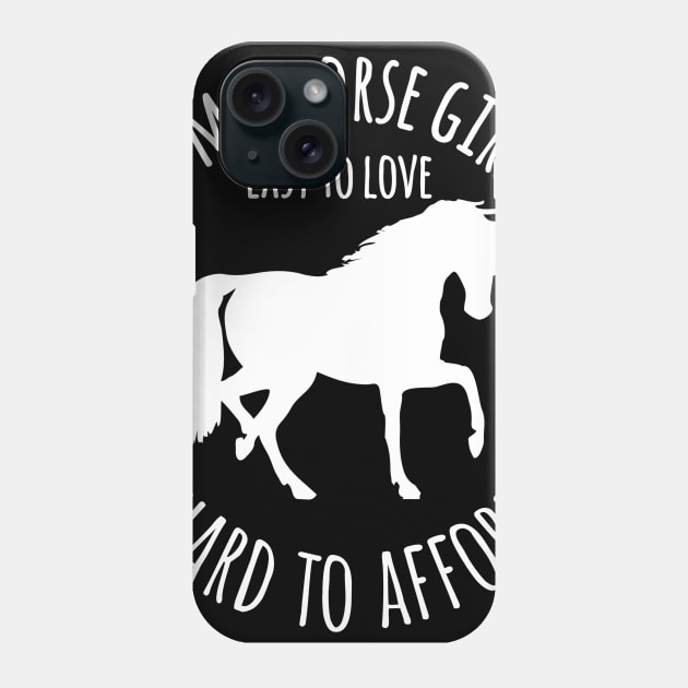 I'm A Horse Girl Woman Teen Funny Shirt Gift Phone Case by vicentadarrick16372