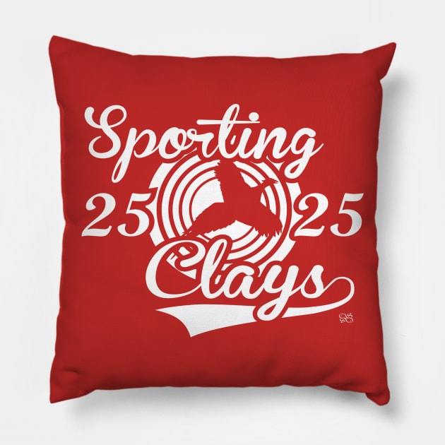 Sporting Clays Pillow by sisidsi