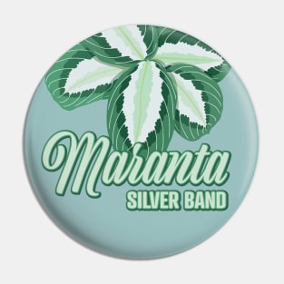 Maranta Silver Band Pin