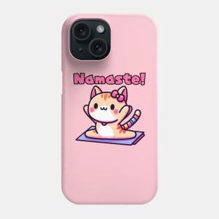 Meow Yoga instructor Phone Case